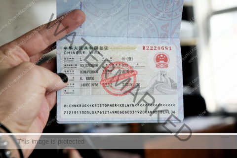 中国留学ビザの手続き、中国ビザ申請書、要件、説明書
