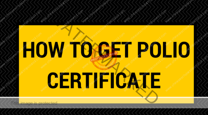 Comment obtenir un certificat de poliomyélite
