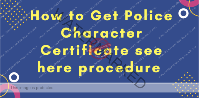 Certificado de carácter policial