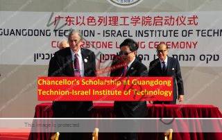 Chancellor's Scholarship at Guangdong Technion-Israel Institute of Technology